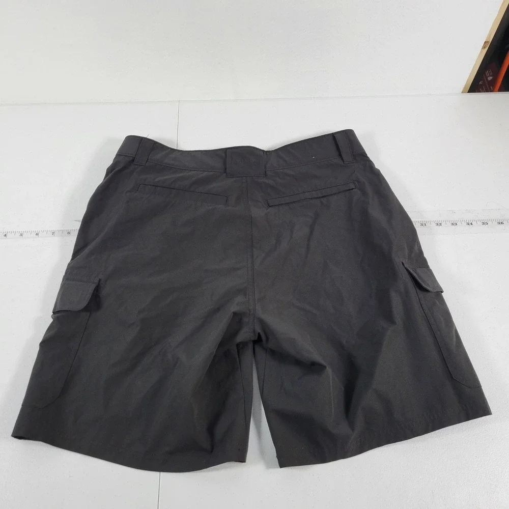 ORVIS Mens Cargo Shorts Size 34 Dark‎ Gray Stretch Comfort Hidden Pocket